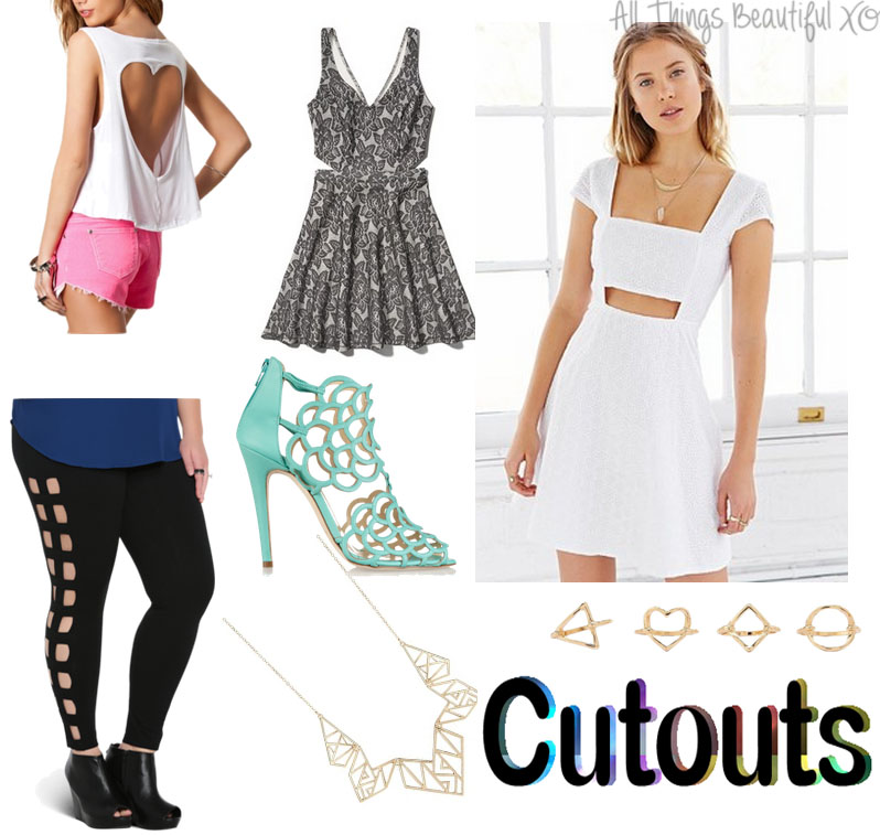Cutout Fashion is Still Seriously FUN! With free samples! from Home in High Heels