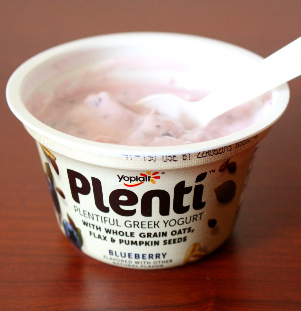 I've got Plenti of Good Things to Say About This Snack! Plenti Greek Yogurt from Yoplait is tasty & even has add ons like pumpkin seeds, whole grain oats, & flax! Check out more about this healthy snack on Home in High Heels | www.homeinhighheels.com
