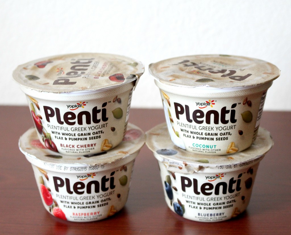 I've got Plenti of Good Things to Say About This Snack! Plenti Greek Yogurt from Yoplait is tasty & even has add ons like pumpkin seeds, whole grain oats, & flax! Check out more about this healthy snack on Home in High Heels | www.homeinhighheels.com