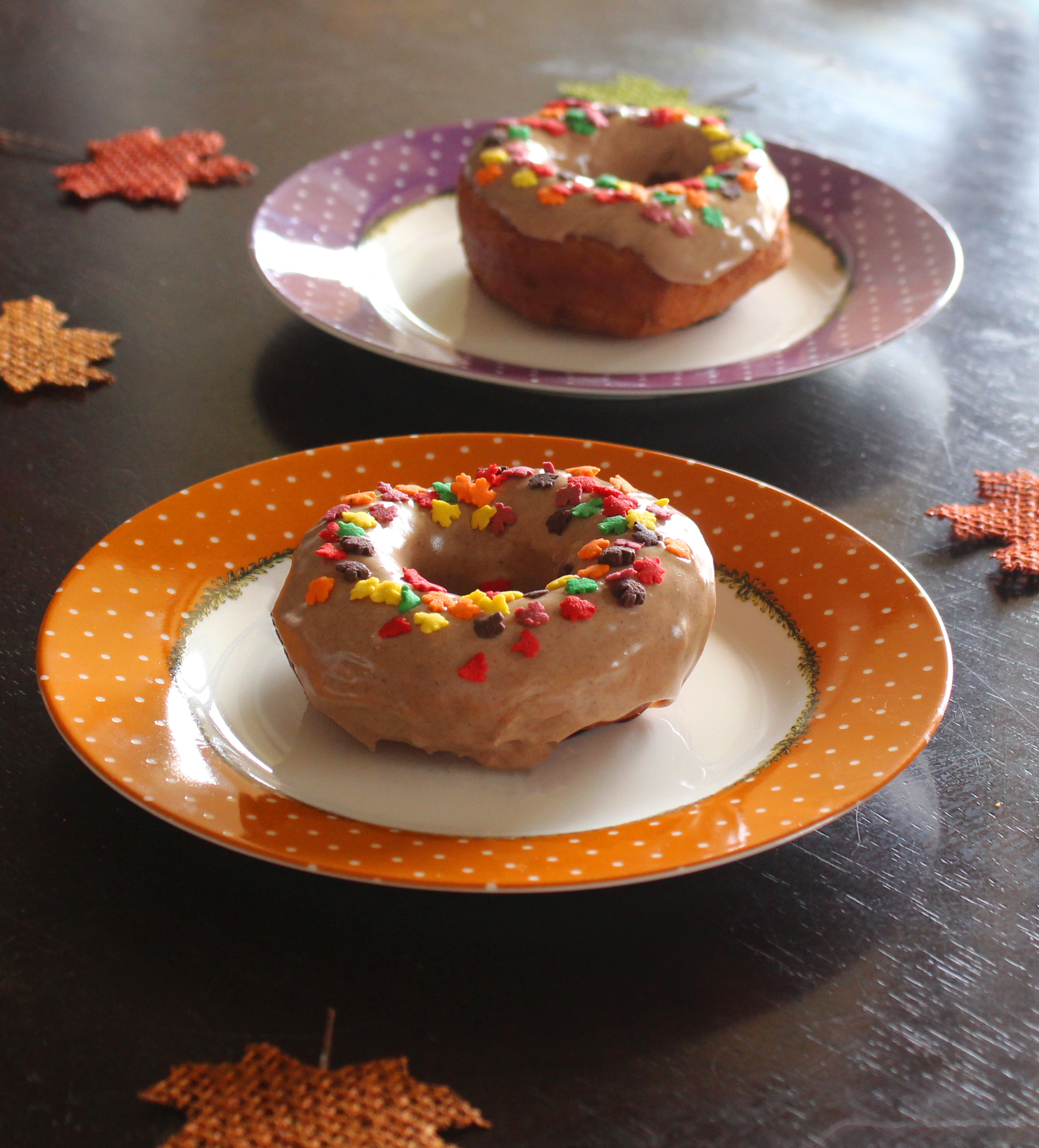 A simple recipe for fantastic donuts! Quick Biscuit Donuts with Pumpkin Spice Creamer Icing- using what you have in your fridge to create something super impressive! & on a budget! No waste & scrumptious results perfect for using up creamer in a recipe & delving into autumn treats! View more recipes & lifestyle posts on Home in High Heels