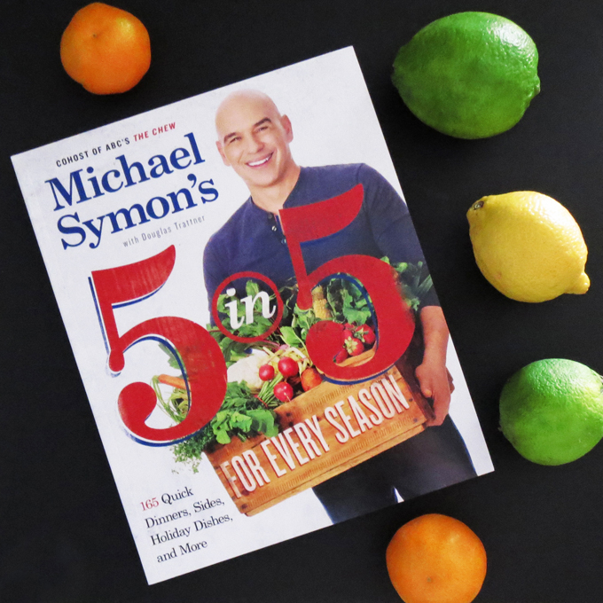 Michael Symon's 5 in 5 for Every Season Cookbook on Home in High Heels