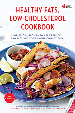 Review of the cookbook American Heart Association Healthy Fats, Low-Cholesterol Cookbook on Home in High Heels Check out more reviews, recipes, & lifestyle posts too!