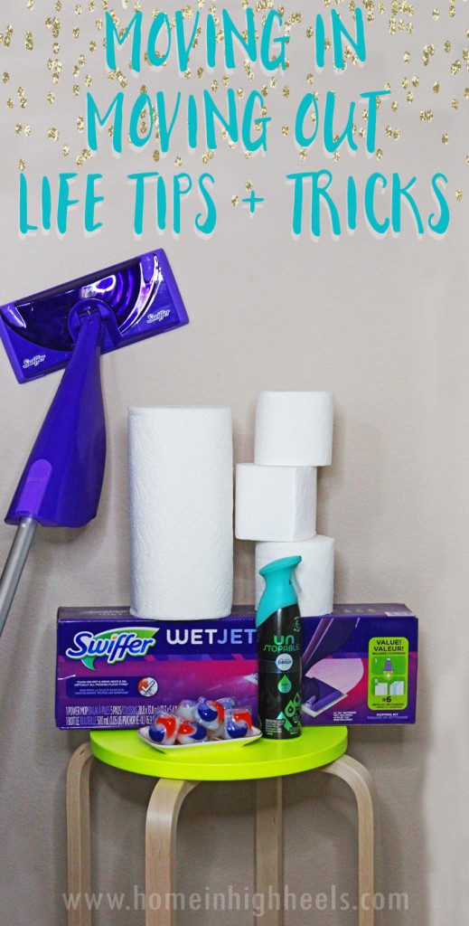 Tips & tricks for moving in or out from a military wife who has done is many times! Cleaning, prepping, & even keeping the dogs out of the way! Check out more on Home in High Heels