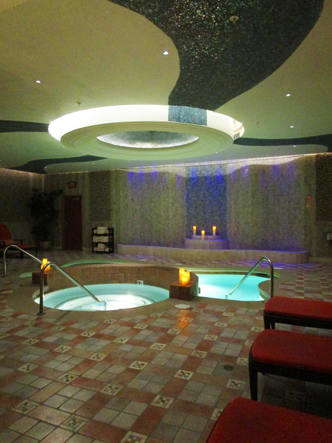 Take a peek inside South Point Hotel's Costa del Sur Spa & Salon in Las Vegas including amenities, TLC, couple's treatments, & more on Home in High Heels