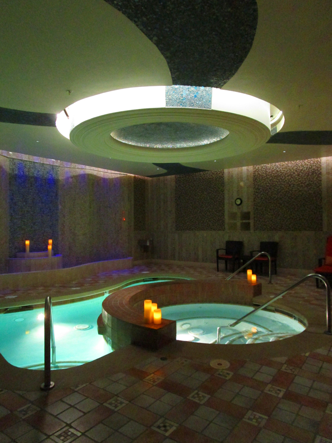 Take a peek inside South Point Hotel's Costa del Sur Spa & Salon in Las Vegas including amenities, TLC, couple's treatments, & more on Home in High Heels