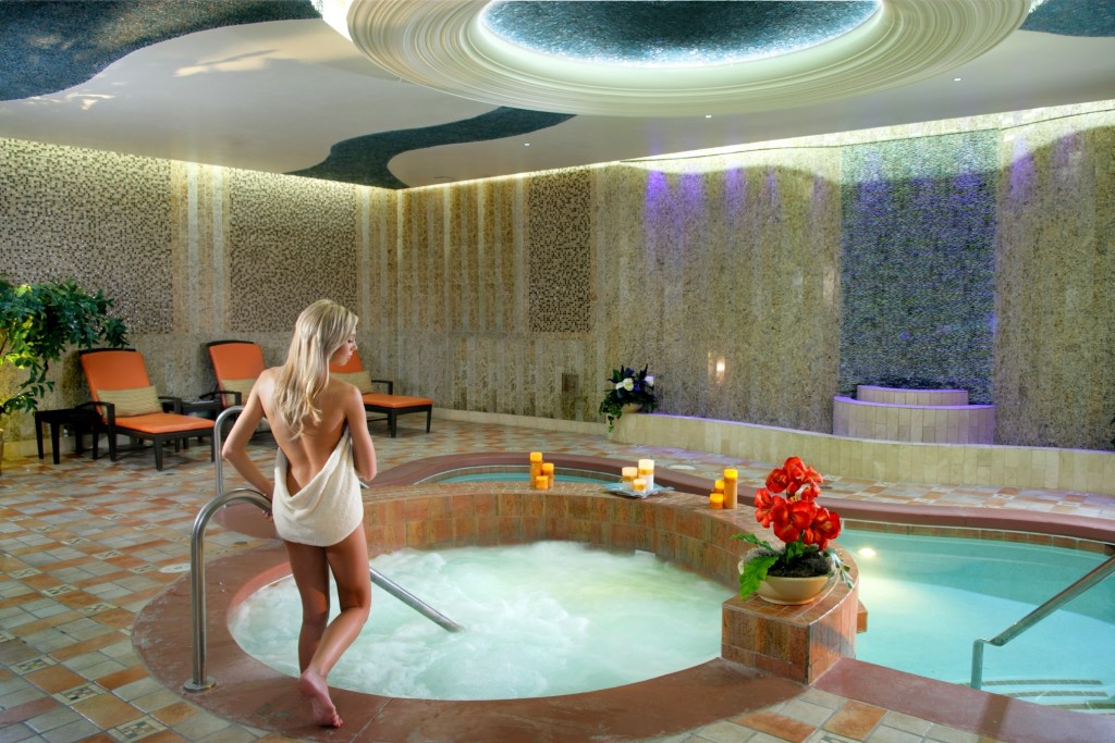 Take a peek inside South Point Hotel's Costa del Sur Spa & Salon in Las Vegas including amenities, TLC, couple's treatments, & more on Home in High Heels