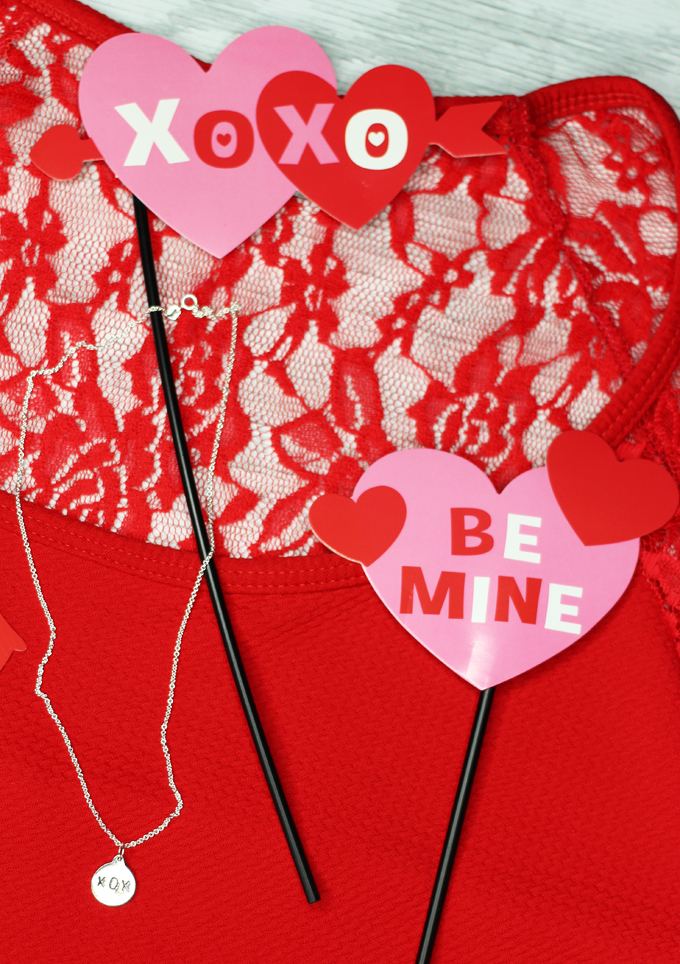 Helen Ficalora XOX Sterling Necklace Valentine's Day Giveaway on Home in High Heels