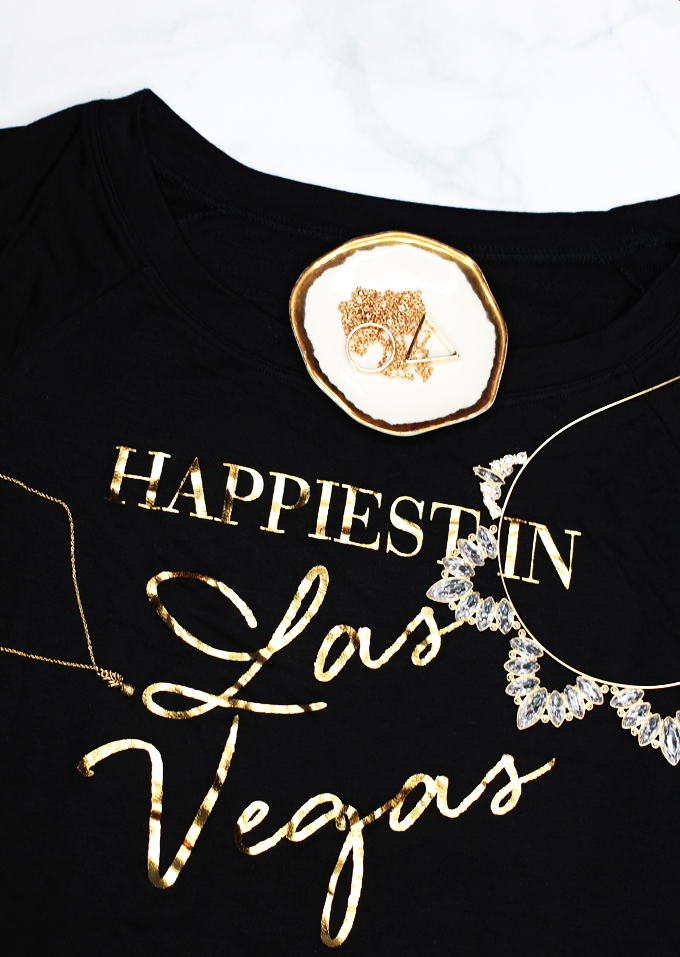 Happiest in Las Vegas Tee My top 5 reasons Las Vegas has become home + local spots to visit! Why Do You Like Living in Las Vegas So Much? on Home in High Heels