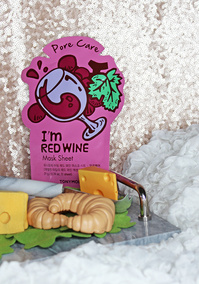 Marble Cheese Board + TonyMoly Red Wine Facial Mask = Wine & Cheese Themed Gift Idea 5 Ideas for Perfect Gifting Duos for Her - unique gift ideas that match a face mask with a corresponding gift for a unique twist on Home in High Heels