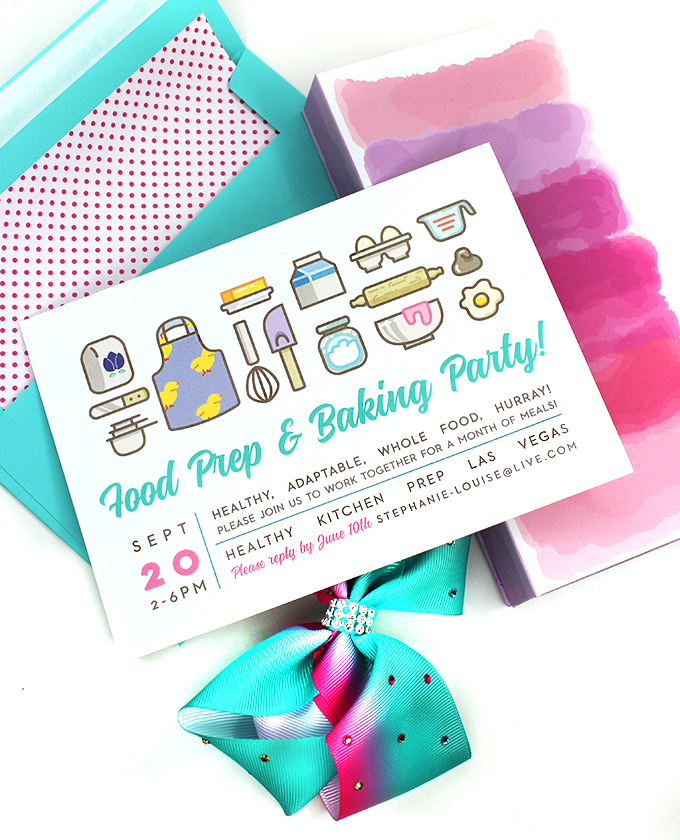 Food Prep & Baking Party Ideas Putting together a party or brunch shouldn't be a hassle- it should be fun! Check out 5 simple ideas- from neons to mermaids to meals on Home in High Heels