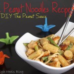 Simple Peanut Noodles Recipe with DIY Thai Peanut sauce fresh Healthy Lunch DIY How To Thai