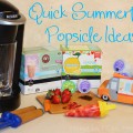 Quick Summertime Popsicle Ideas with Keurig #BrewOverIce! Strawberry Lemonade & Creamy Espresso Recipes!