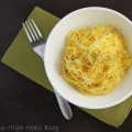 How to Make the Perfect Spaghetti Squash Noodles from Home in High Heels Blog