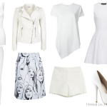 How to Style a White Outfit for Spring- Spring Trends & Fashion Tips! Accessorize with the biggest trends like fun stripes, colored suede, brass jewelry, & more! + GIVEAWAY! from Home in High Heels