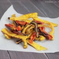 DIY Ranch Rainbow Dehydrated Carrot Chips Recipe on Home in High Heels