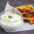Easy Creamy Dill Greek Yogurt Dip Healthy Recipe on Home in High Heels | www.homeinhighheels.com