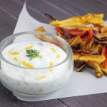 Easy Creamy Dill Greek Yogurt Dip Healthy Recipe on Home in High Heels | www.homeinhighheels.com