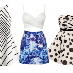 How to rock white dresses for multiple occasions with some bold stripes, skirt combos, & polka dots! on Home in High Heels | www.homeinhighheels.com