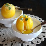 An effortless healthy breakfast or brunch with Eggs Baked in Tomatoes- this recipe is simple to throw together, low calorie, high protein, & low carb! Check it out on Home in High Heels | www.homeinhighheels.com