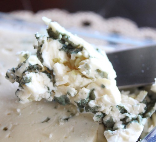 If you love blue cheese then this Creamy Whipped Bleu Cheese recipe will be your perfect match! Cheesy, luxurious, & a great topper, dip, or even sauce! Pair it with some balsalmic vinegar reduction & pears for the perfect crostini! Yum! Check out more recipes on Home in High Heels