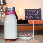 This recipe is one of my absolute favorites for the colder months- my DIY recipe for Honey Coconut Milk Bath. Get ready to soak away your stress & get moisturized! Check it out & get more great tips on Home in High Heels!
