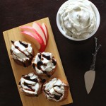 If you love blue cheese then this Creamy Whipped Bleu Cheese recipe will be your perfect match! Cheesy, luxurious, & a great topper, dip, or even sauce! Pair it with some balsalmic vinegar reduction & pears for the perfect crostini! Yum! Check out more recipes on Home in High Heels