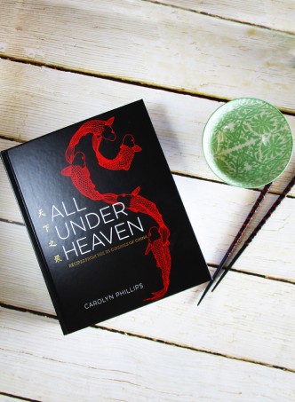 All Under Heaven Cookbook by Carolyn Phillips is a comprehensive look at recipes from the 35 Cuisines of China on Home in High Heels