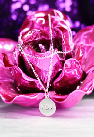 Helen Ficalora XOX Sterling Necklace Valentine's Day Giveaway on Home in High Heels