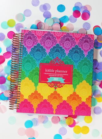 A Look at the kitlife planner & Why I Love It - the Keeping It Together Planner inside, details, & my favorite part on Home in High Heels