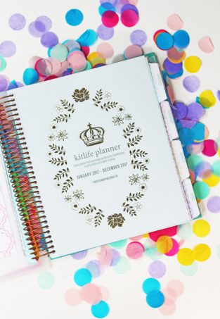 A Look at the kitlife planner & Why I Love It - the Keeping It Together Planner inside, details, & my favorite part on Home in High Heels