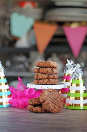 Nuts ‘N More Protein Power Butter Cookies Recipe- great for high protein, low carb, LCHF, & keto especially! See more recipe ideas on Home in High Heels