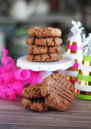 Nuts ‘N More Protein Power Butter Cookies Recipe- great for high protein, low carb, LCHF, & keto especially! See more recipe ideas on Home in High Heels