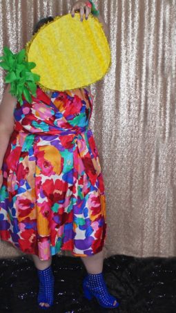 Floral V-Neck Watercolor Tie Spring Dress Styling Dresses for Spring with Ashley Stewart- Curvy fashion, shoes, & some extras! See more lifestyle, recipes, & style on Home in High Heels