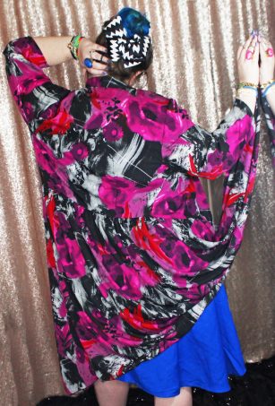 Floral Abstract Chiffon Cover Styling Dresses for Spring with Ashley Stewart- Curvy fashion, shoes, & some extras! See more lifestyle, recipes, & style on Home in High Heels