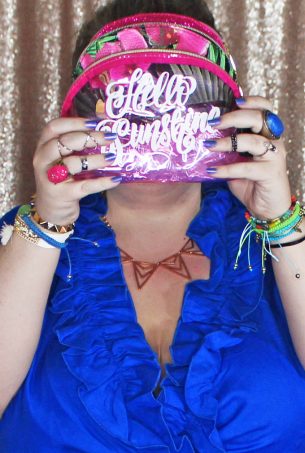 Orchid Hello Sunshine Cosmetic Bags Styling Dresses for Spring with Ashley Stewart- Curvy fashion, shoes, & some extras! See more lifestyle, recipes, & style on Home in High Heels