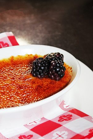 Gluten-Free Creme Brulee In Downtown Las Vegas, see the Glegan Menu (Gluten-Free & Vegan) at Triple George Grill with a bonus pescetarian option on Home in High Heels