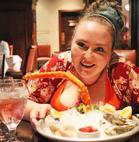 The Seafood Platter- perfect for pescetarians who want a nice appetizer or entree option In Downtown Las Vegas, see the Glegan Menu (Gluten-Free & Vegan) at Triple George Grill with a bonus pescetarian option on Home in High Heels