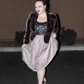 Thrifted Muted Plum OOTD with Tulle Skirt + Velvet Blazer! How I wear a blazer with a full, tulle skirt as a curvy outfit + taking care of thrifted clothes on Home in High Heels