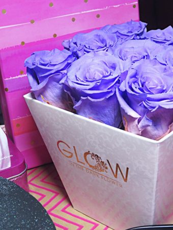 Glow in the Dark Flowers Roses are hand Dyed & glow in the dark for a year! Video Included! Mother's Day Gifting Guide from a Vegas gal! See some of my local favorites, small businesses, & a splurge day idea on Home in High Heels