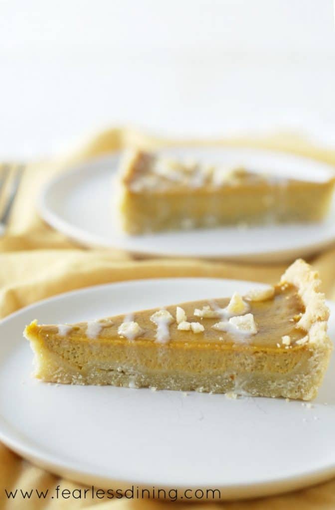 Gluten-Free Maple Ginger Butternut Squash Tart  10 Delicious Butternut Recipes to Ring in Autumn! Options like gluten-free, vegan, & low carb too in order to fully enjoy this fall squash on Home in High Heels