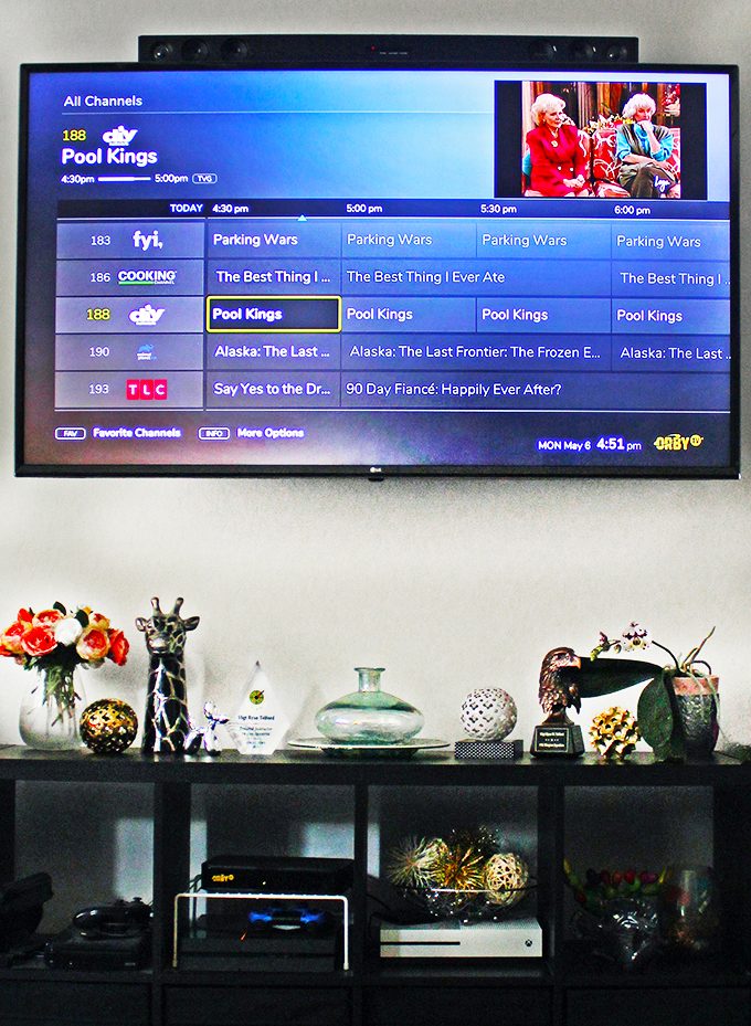 A look into the NEW ORBY TV options, channels, equipment, installation, & what you need to know on Home in High Heels