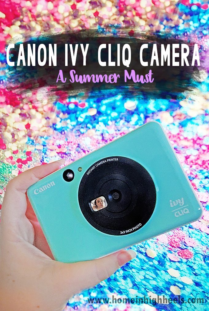 Check out the Canon IVY CLIQ Camera- you can print photos, take perfect selfies, & capture all your memories on Home in High Heels